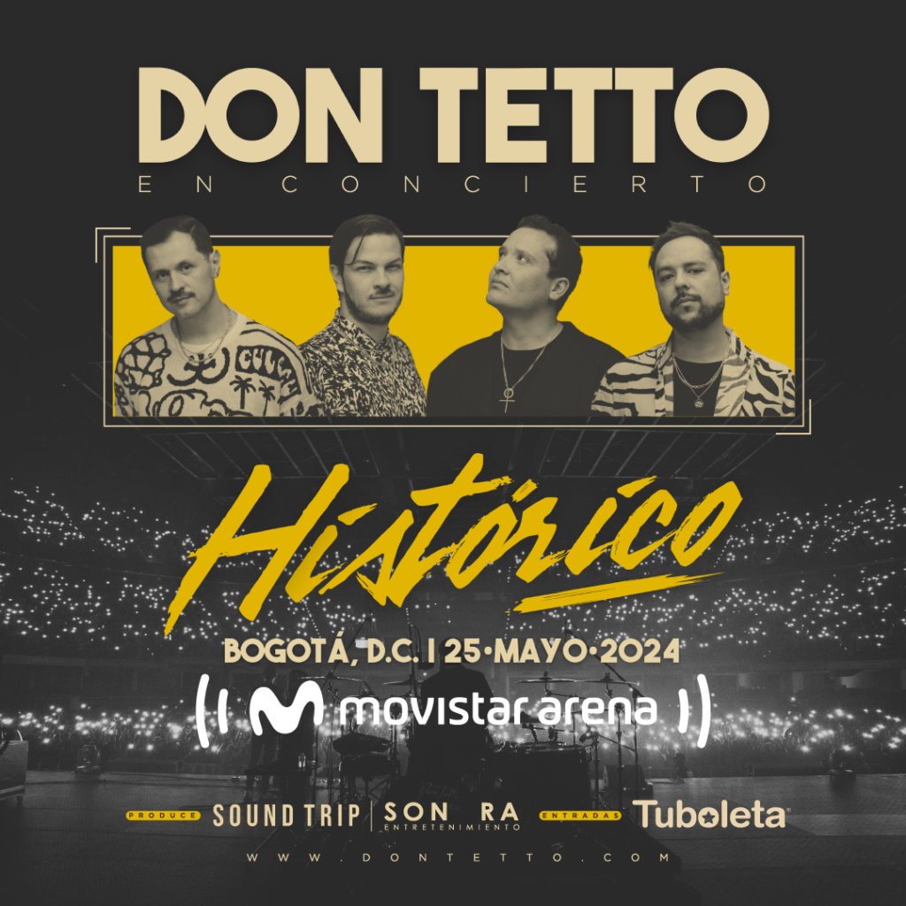 Don Tetto will celebrate more than 20 years of career with concert at Corazón de Bogotá