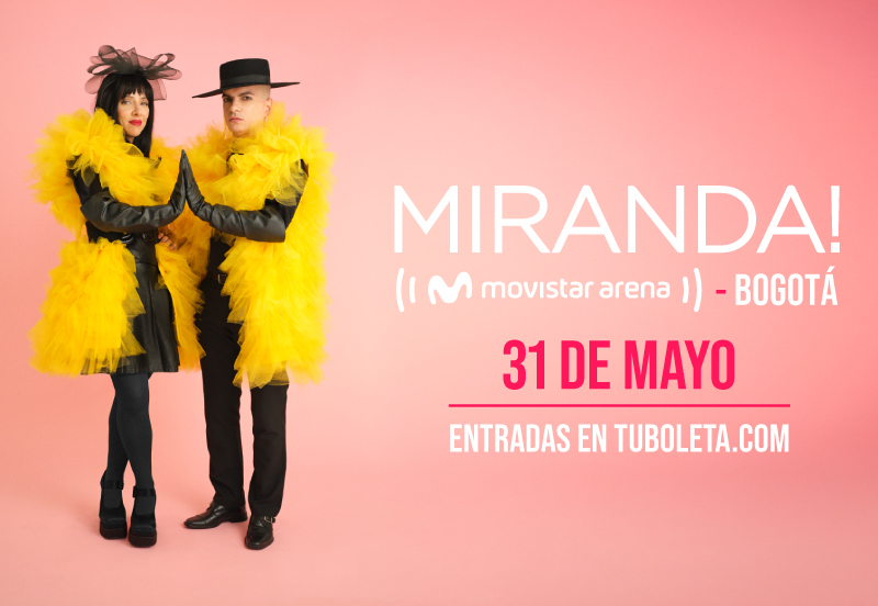 ‘Miranda!’ vuelve a Bogotá: Ale Sergi habló sobre concierto del dúo argentino en el Corazón de Bogotá