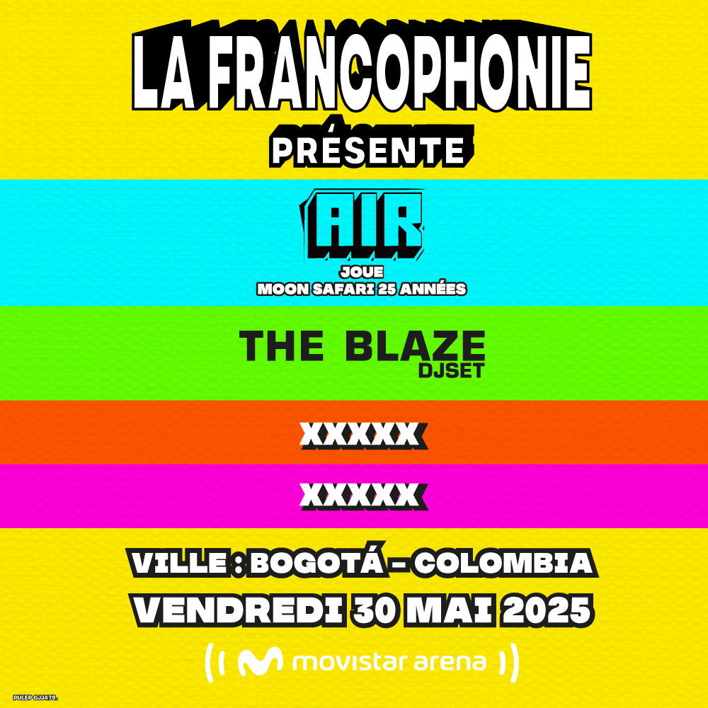 La Francophonie takes over the Corazón de Bogotá: Air and The Blaze return to Bogota