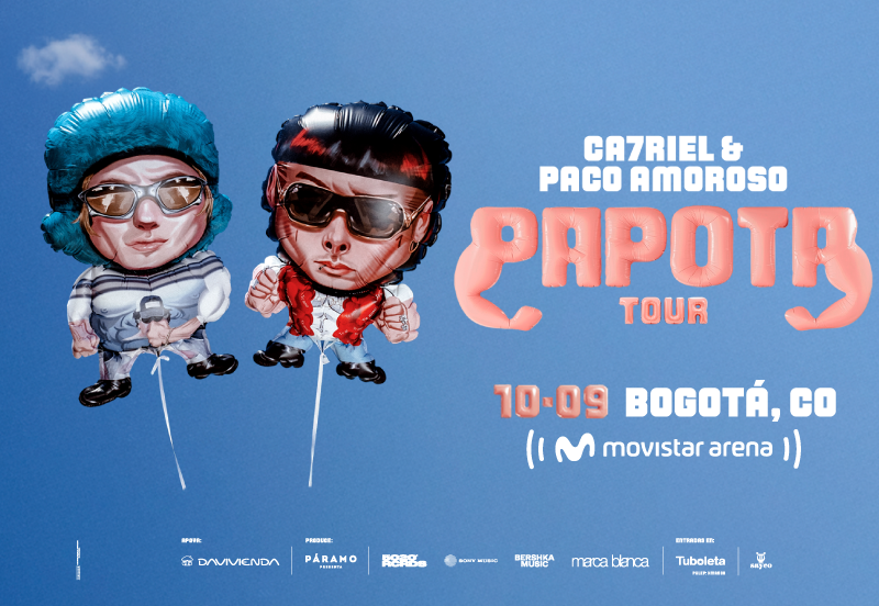 CA7RIEL Y PACO AMOROSO | PAPOTA TOUR BOGOTÁ