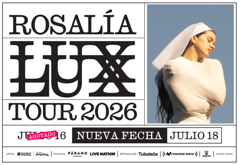 Rosalía en Bogotá: dos fechas del Lux Tour en el Corazón de Bogotá
