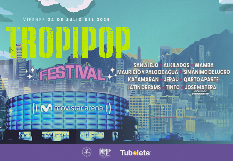 Tropipop Festival 2026: la noche que Bogotá vuelve a cantar en coro