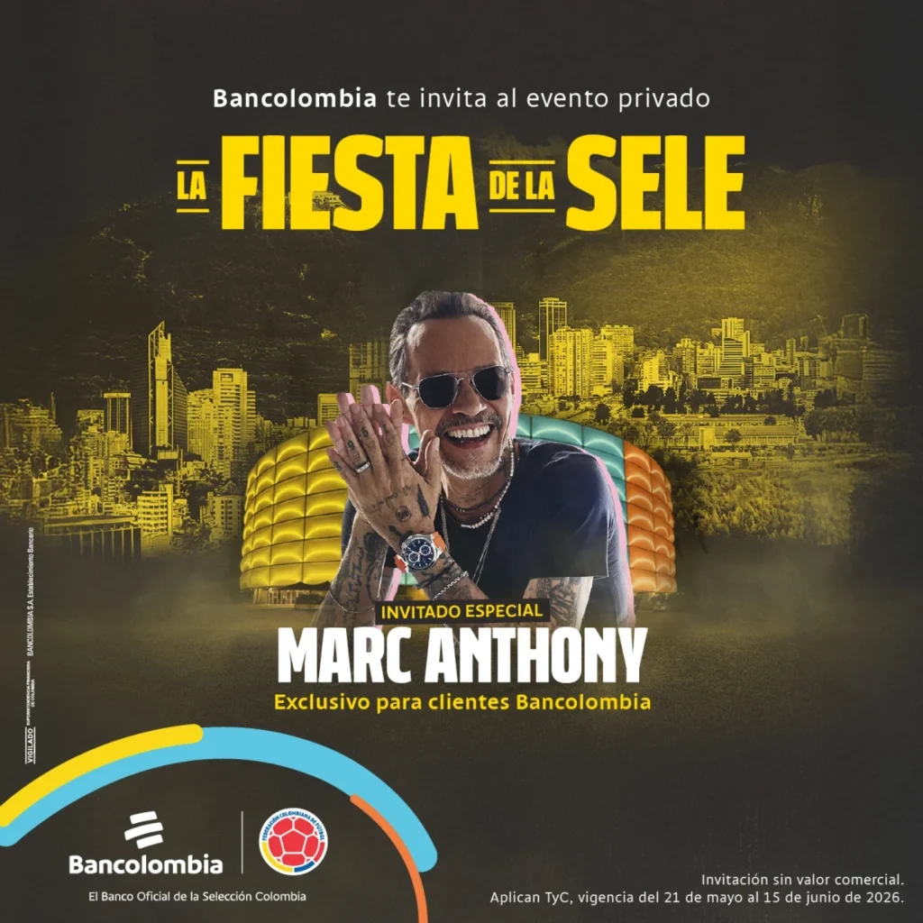 La Fiesta de la Sele: el evento de Bancolombia en el Corazón de Bogotá para ver Colombia vs. Portugal