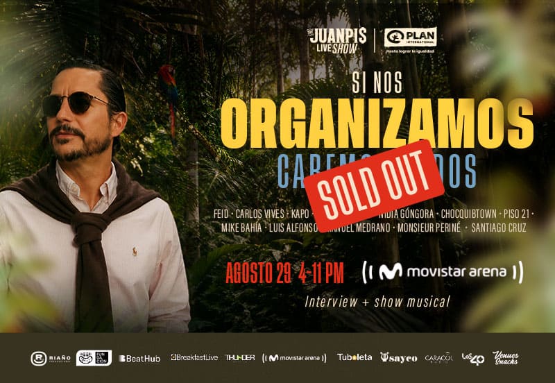 The Juanpis Live Show: “Si Nos Organizamos Cabemos Todos” llega al Corazón de Bogotá AGOTADAS