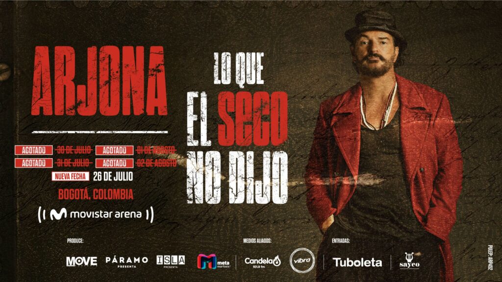 Ricardo Arjona hizo historia en el Corazón de Bogotá