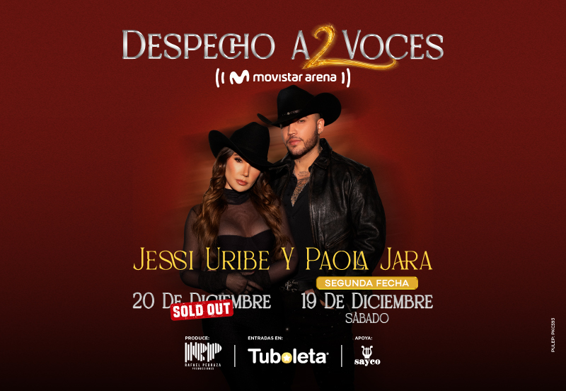 DESPECHO A 2 VOCES | JESSI URIBE & PAOLA JARA - SEGUNDA FECHA 1